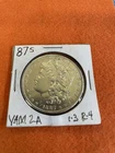 XF 1887-S Morgan Silver Dollar, original surfaces, shinny luster, excellent coin