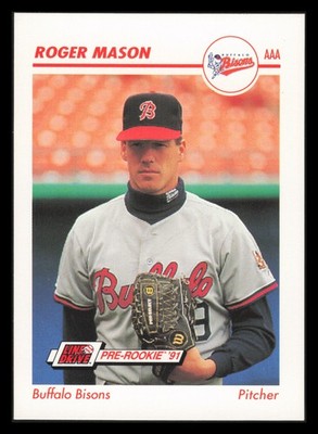 1991 Line Drive AAA #33 Roger Mason Buffalo Bisons