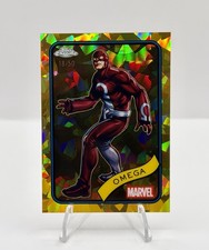2025 Topps Chrome Sapphire Marvel OMEGA Gold Sapphire #196 X-Men /50