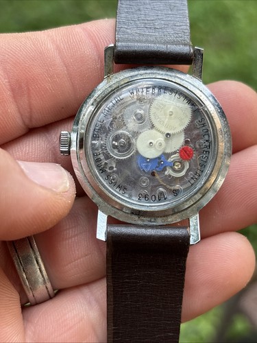 Rare Vintage Sears Astrolon Skeleton Swiss Watch READ - Picture 4 of 24