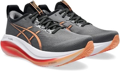 USA Ascis Nimbus Gel 27 Men's Shoes Grey Red Walking Sneaker