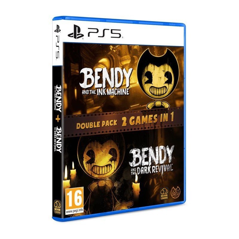 Bendy Double Pack Ink Machine Dark Revival : jeu d'horreur et de survie sur PS5