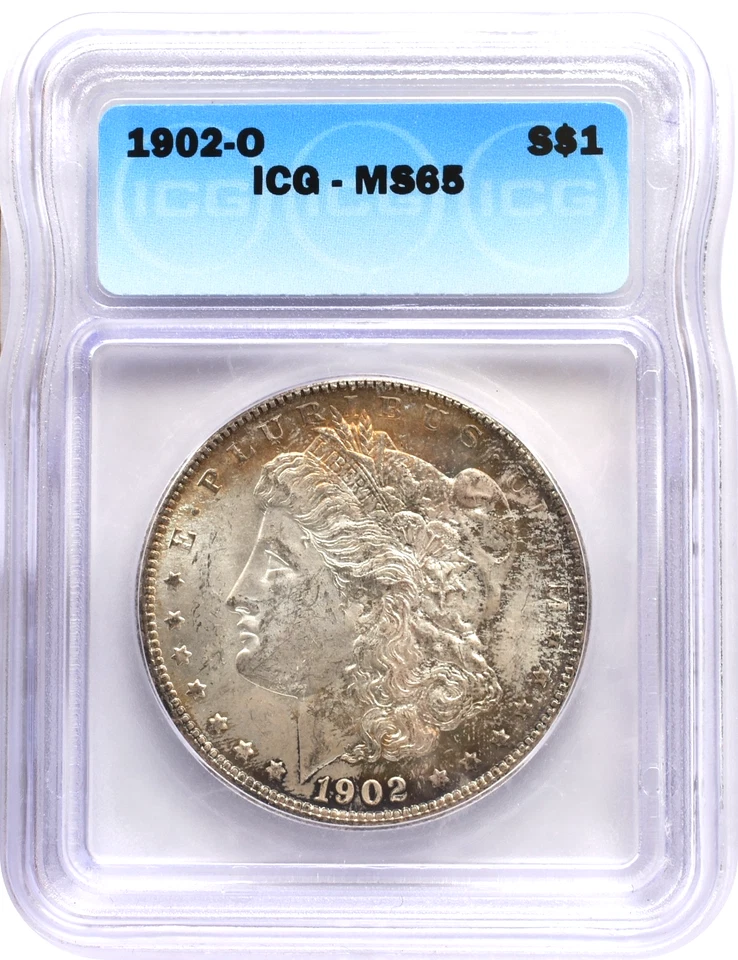 1902-O Morgan S$1 Silver $1 Dollar ICG MS65 Gem Uncirculated - Image 3 of 3