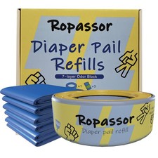 Diaper Pail Refill Bags for Genie Complete/Expressions Munchkin Step Diaper...