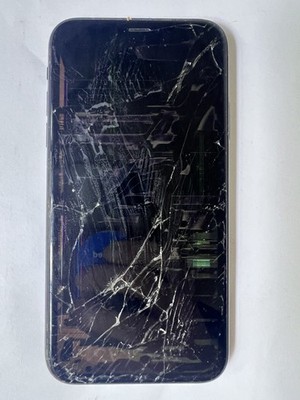 Apple iPhone XR 64GB Black AS-IS Cracked LCD & Back Glass Missing