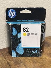 HP 82 - Yellow Genuine OEM Ink Cartridge-69ml NEW Sealed Box 10/2015