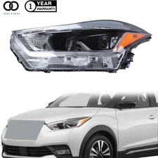 For Nissan Kicks SR 2018 2019 2020 Headlight Driver Left Side Clear Lens Halogen