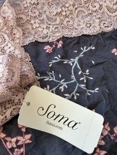Soma Women's Super Soft Pink floral BREIF, Size L, NWT