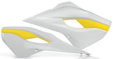 ACERBIS 2393411070 RADIATOR SHROUDS WHITE/YELLOW