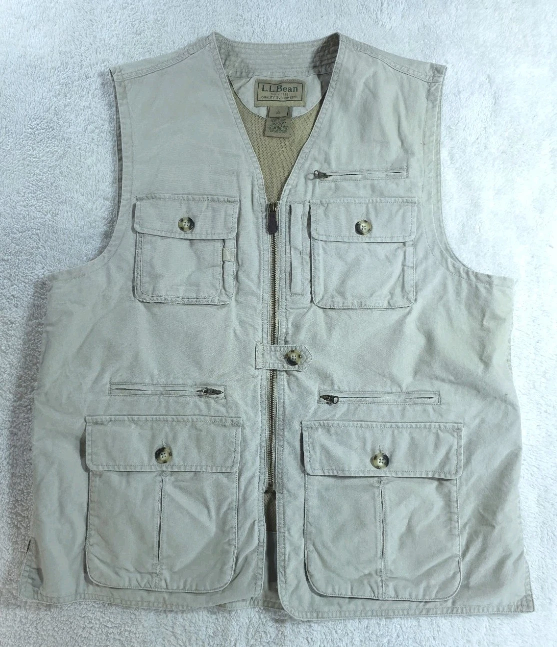LL Bean Tropic Weight Fly Fishing Photography Utility Vest 10 Pocket Mens Large
Opens in a new windo