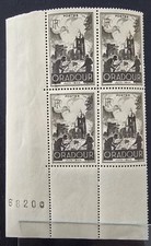742 BLOC DE 4 1945 NEUF MNH** Oradour sur Glane