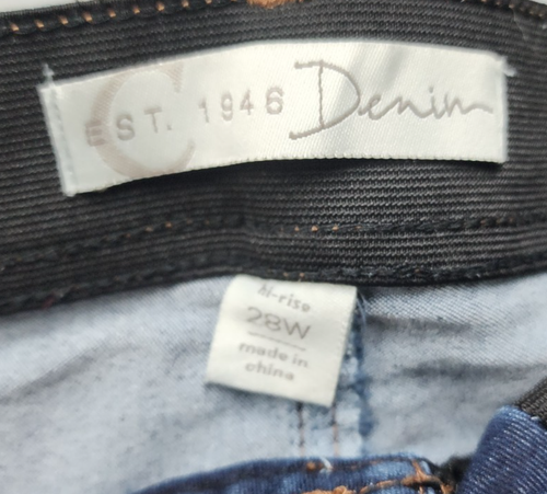 Est. 1946 Denim Jeans Hi-Rise Tapered Leg Size 28W (46W x 29) Exc. Condition!! - Picture 3 of 6