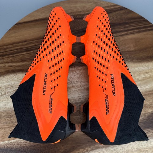 Adidas Predator Accuracy+ FG Men's Size 7 Orange Black Soccer Cleats GW4560 New - Picture 5 of 9