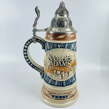Samuel Sam Adams 2013 Octoberfest Limited Edition Beer Stein Mug NUMBERED 12in