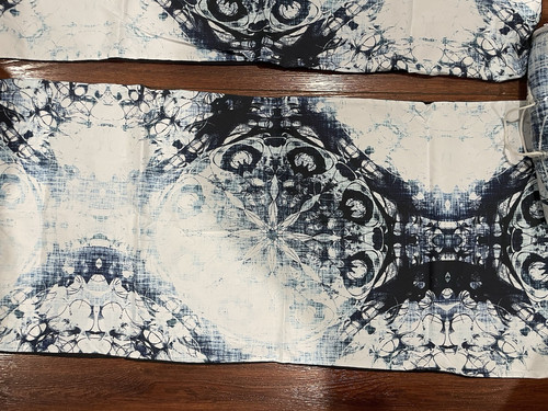 Blaue Mandala Boho King Size Bettdecke mit 2 Kissenbezügen - Bild 5 von 5