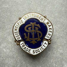 Scientific Instrument Makers Trade Society Badge.