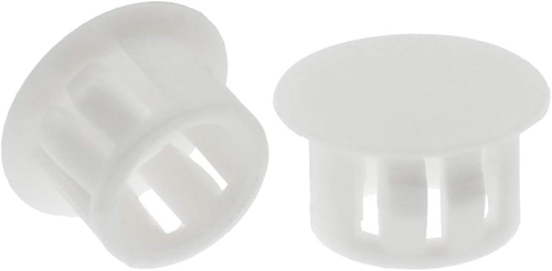 30PCS 13Mm (1/2") White Hole Plugs Plastic Flush Type Hole Plugs Snap in Locking - Picture 3 of 12