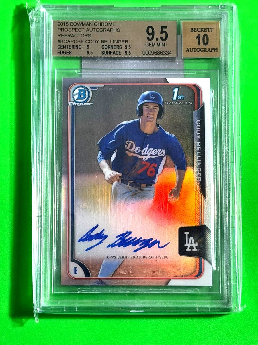 スポーツ選手 bowman chrome cody bellinger auto Bowman Cody Bellinger Baseball Sports Trading Cards & Accessories