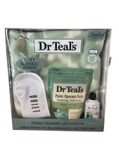 Dr Teal's Winter Serenity Limited Edition 4-pc Bath Gift Set With Cozy Blanket