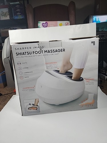 Sharper Image Shiatsu Fußmassagegerät - 1013247 (weiß)