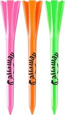 Callaway Performance Plastic Golf Tees 30 Pack - 2.75 Inch, Neon Mix