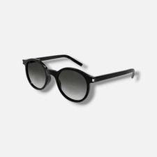 Saint Laurent Unisex SL 521 Black Round Sunglasses 50-21-145