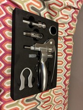 Connoisseur’s Lever Wine Bottle Opener And Accessories 