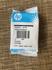 HP N9K01AN 65 Ink Cartridge - Tri-Color Unopened