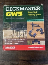 Deckmaster GW5 Hidden Deck Fastening System With Screws 121pc