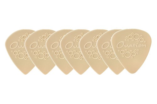 Plettro - Plettro Diamond Grip Picks Nylon Sharp Tip - 0,46 Mm - Yellow