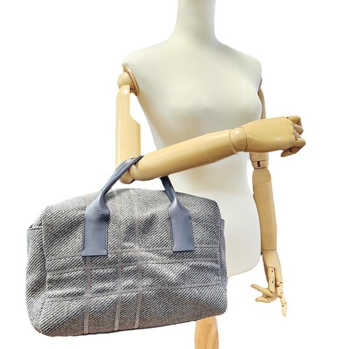 Brunello Cucinelli Boston Tasche Leder grau AUS JAPAN - Bild 13 von 24