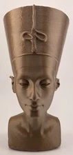 EGYPTIAN SCULPTURE NEFERTITI 8.6 INCH/225 MM, MUSEUM REPRODUCTION