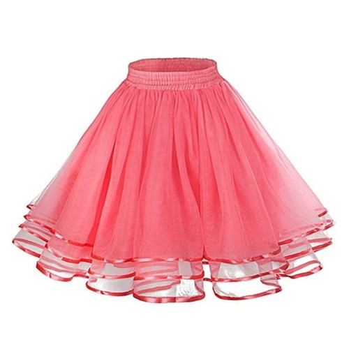 Retro Vintage 50s Tutu Petticoat Crinoline Ladies Rockabilly Tulle Underskirts - Picture 10 of 31