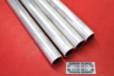 4 Pieces 1" OD x 1/8" Wall 6061 T6 ALUMINUM Round Tube 10" long 3/4" ID New
