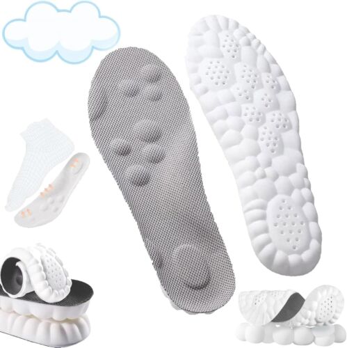 4D Insoles - 4D Cloud Technology Insole -Super Soft, Ultra Comfort Insoles (7-8)