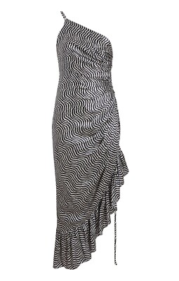 CINQ A SEPT Christel 100% Silk Dress Size 6