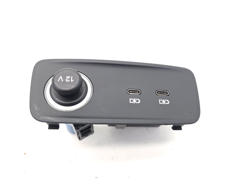 2019-2020 AUDI Q3 REAR CENTER CONSOLE POWER OUTLET USB CHARGER PORT/ TRIM OEM - Picture 4 of 15