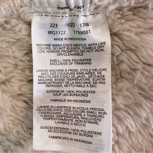 Columbia Kleinkind halber Reißverschluss Fleece cremefarben Pullover Kinder Größe M 10-12 - Bild 5 von 5