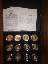 Princess Diana Of Wales presentation case with 12coins