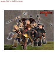 How To Train Your Dragon 2 Magnet- Warriors Hiccup Magnet, Licensed How To Train Your Dragon 2 Magnet- Warriors Hiccup Magnet, Licensed