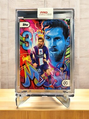 Lionel Messi Topps Project22 by Orlando Arocena Sealed In Factory One Touch PSG