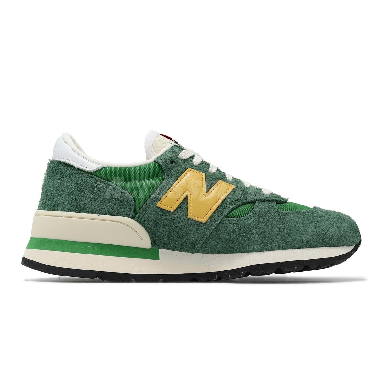 New Balance 990 NB Made in USA Green Gold Men Casual Shoes