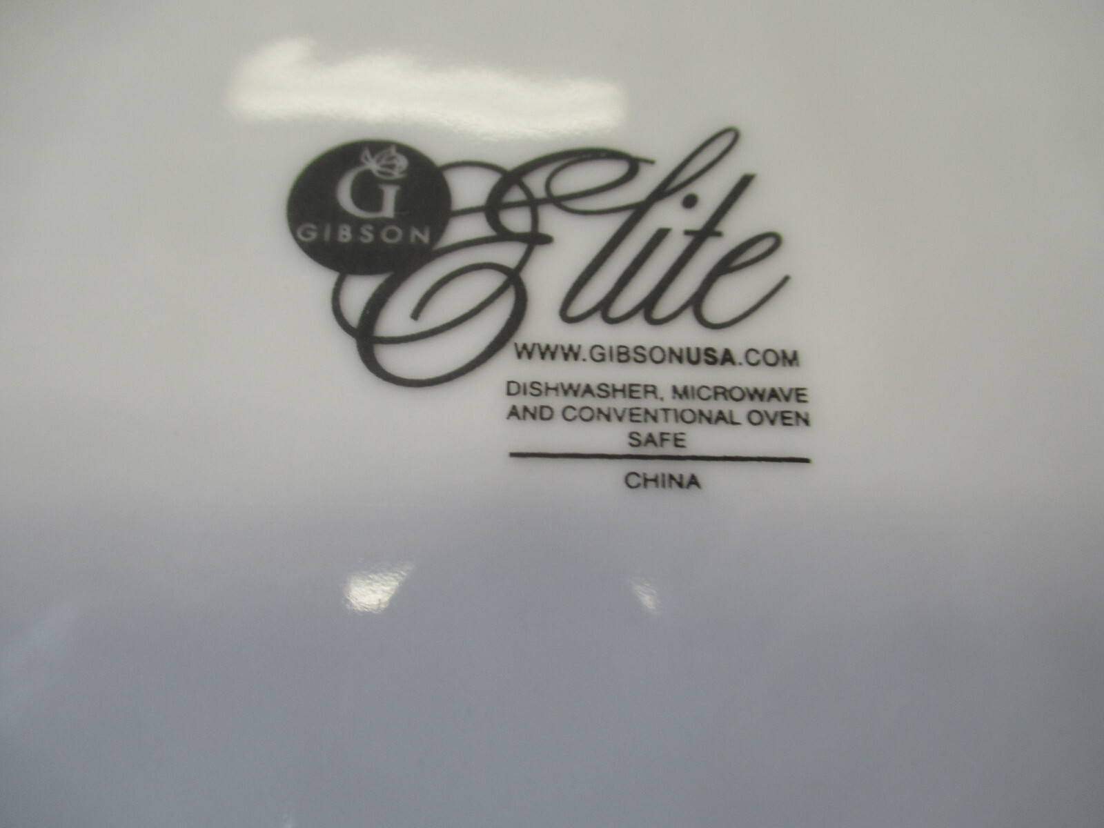 Gibson Elite SELENA SOFT SQUARE WHITE Salad Plate 8" 1 ea    3 available