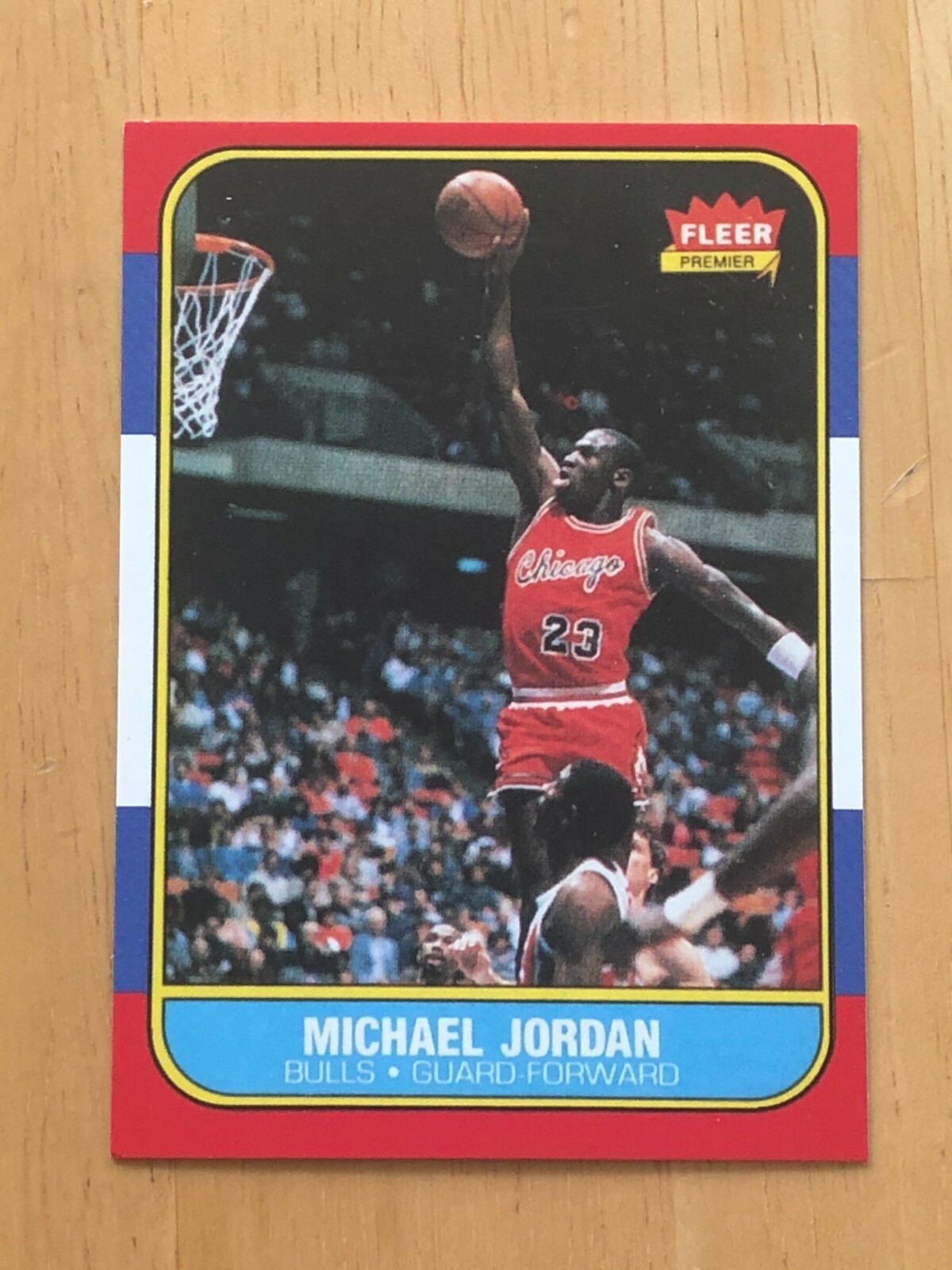198687 Fleer Basketball Michael Jordan Rookie Card *REPRINT*