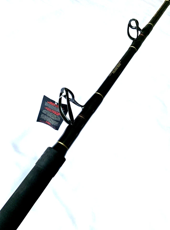 Caña de pescar Seeker RR80-6 1/2’C Rail Boss 60-100 lb arrastre 6,5 pies hecha en EE. UU. Foto 2 de 4