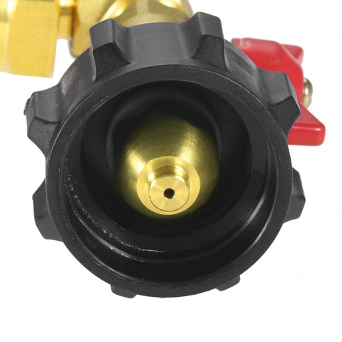 QCC1 Propane Refill Elbow Adapter with ON-Off Control Valve for Camping Grill - Photo 8/9