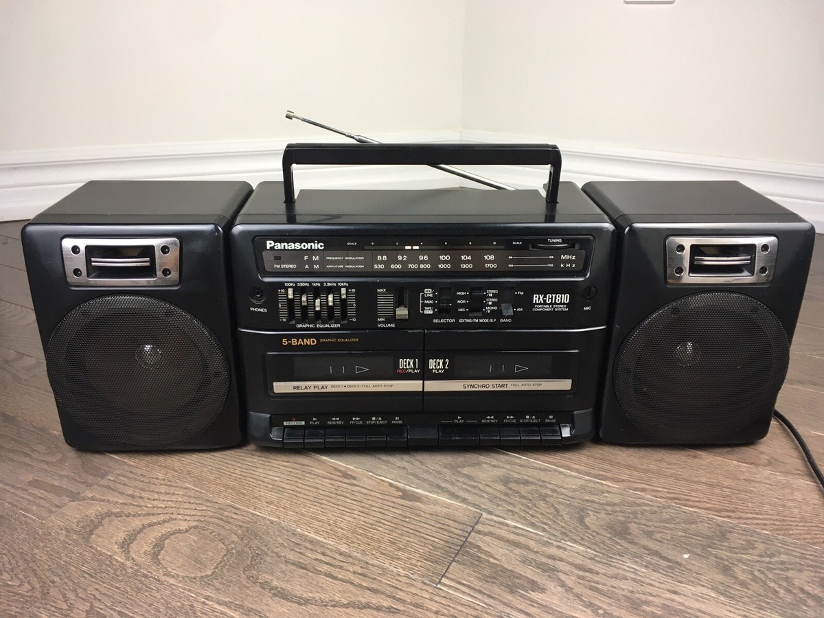 【可動品・MDLP】Panasonic RX-MDX81 CD・MD・DAT Panasonic RX-MDX81 Radio Cassette CD MD AM FM boombox | eBay