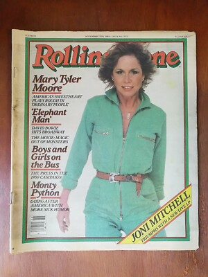 Vintage Rolling Stone Magazine November 13, 1980 #330 Mary Tyler Moore No Label