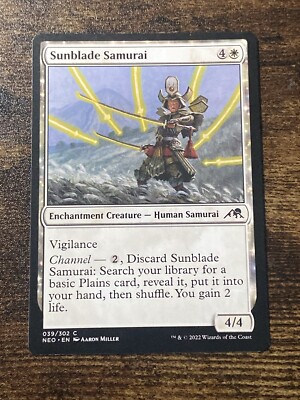 Sunblade Samurai (039) Kamigawa Neon Dynasty MTG Magic The