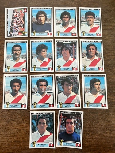 Panini calciatori Argentina 78 WC choose stickers 295-400 scegli la tua figurina